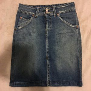 Hudson Denim Pencil Skirt 28